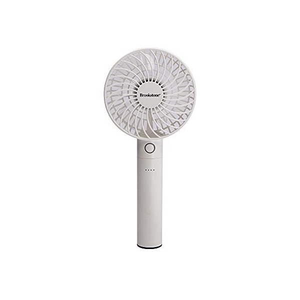 Brookstone Portable Mini Personal Fan with Power Bank USB